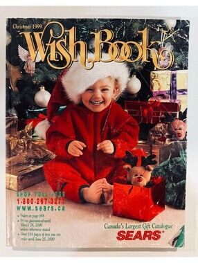 1999 Sears Wish Book Christmas Catalog Canada 90s Toys N64 Pokemon PS1 Furby 998